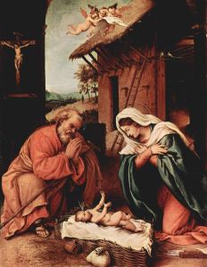 Lorenzo Lotto, "The Nativity"